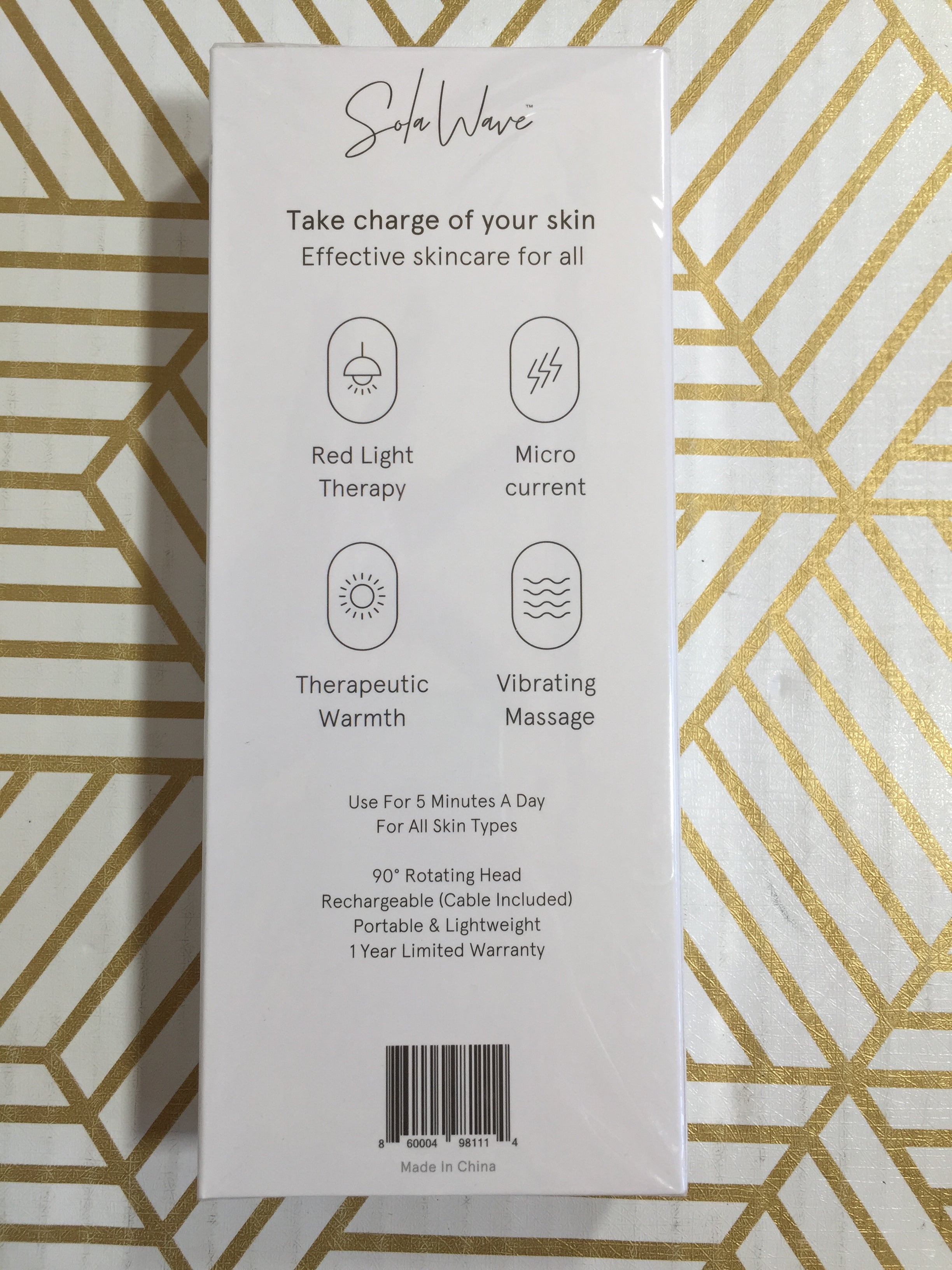 Sola Wave Advanced Skincare Wand | Portable & Lightweight *SEALED* (7715733209326)